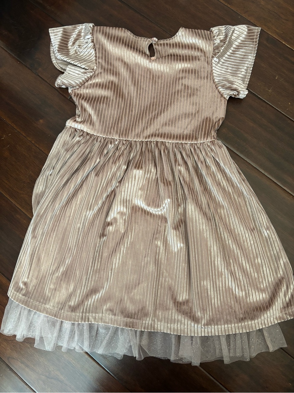 Matilda Jane Shimmering Pink Ruffle Dress - Picture 3 of 4